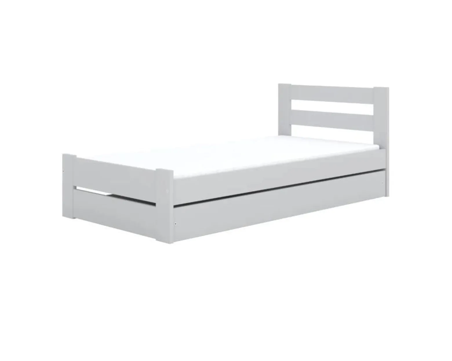 Łóżko dziecięce EMIL 160x80 białe bez szuflady/bez materaca
