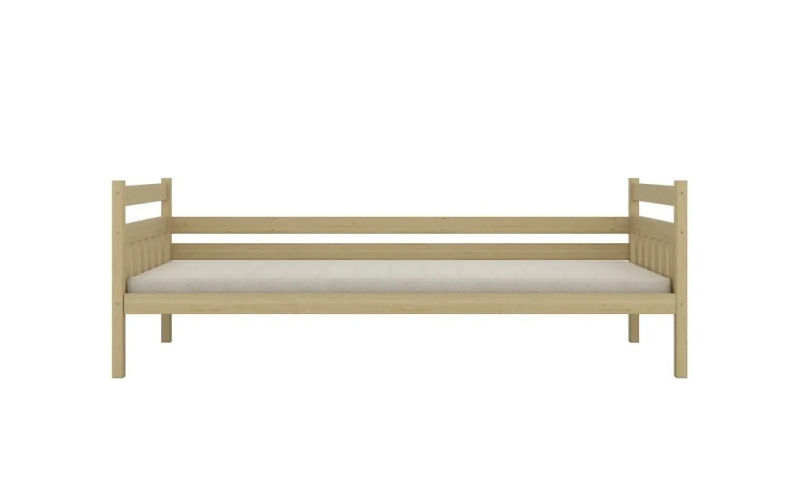Łóżko dziecięce LULEK 160x80cm sosna drewniane bez szuflady/bez materaca