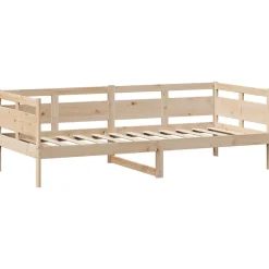 Łóżko dzienne z szufladami 90x190 cm lite drewno sosnowe