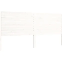 Łóżko Łóżko Drewniane Białe Rama Łózko Ze Stelażem Do Pokoju 200x200 cm