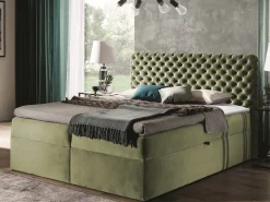 Łóżko kontynentalne Chesterfield 160x200