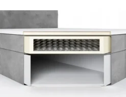 Łóżko kontynentalne DREAM5 200/200 w tkaninie Riviera 38