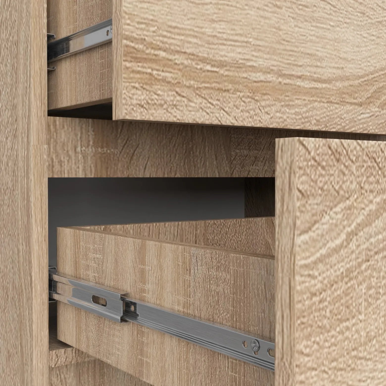 Komoda AKORD K60 Dąb Sonoma 60 cm mat 60x40x121 cm