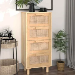 Komoda Brąz Drewno sosnowe vidaXL