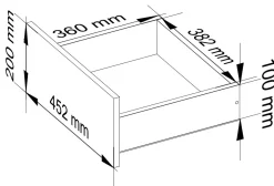 Komoda K1403D3SZSON dąb sonoma duża szafka szuflady regał ubrania zabawki