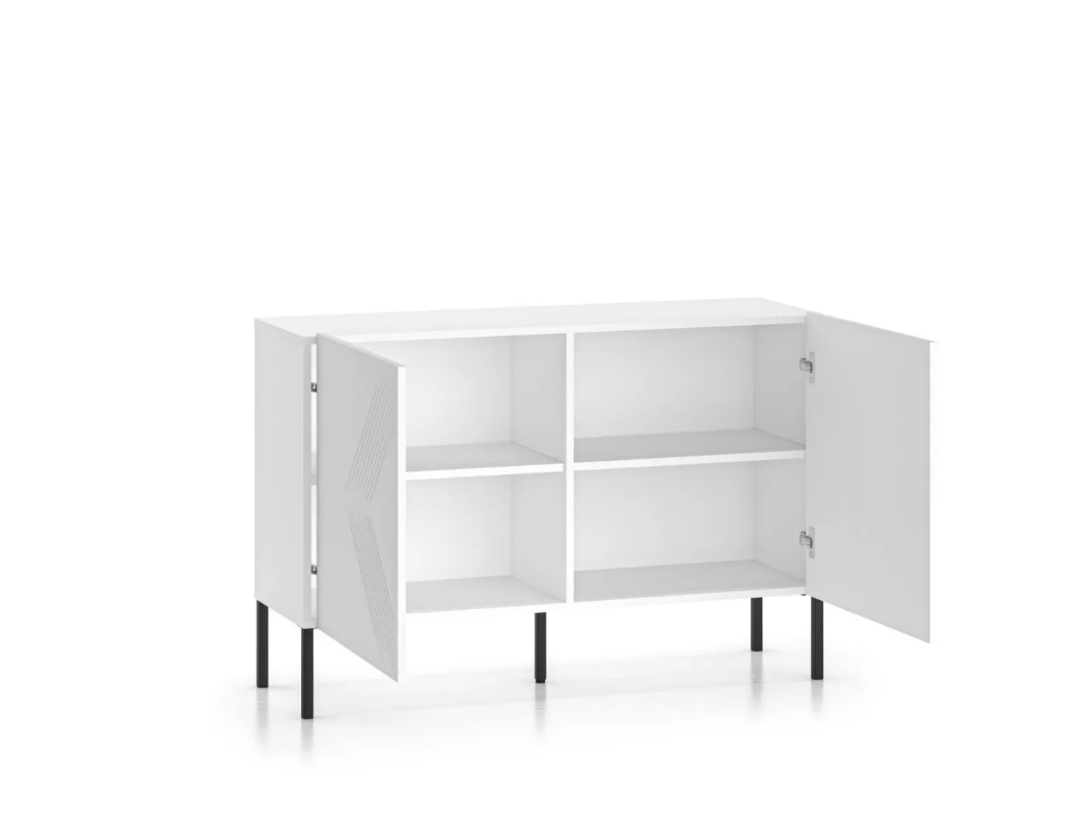 Komoda KLARA 110 2D biały mat