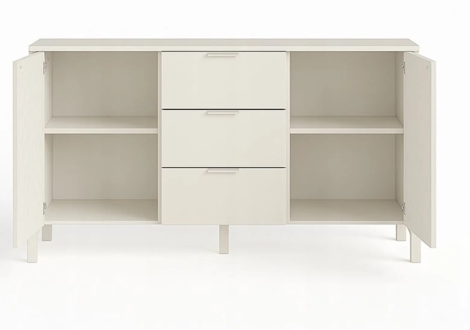 Komoda MALUBA 153 cm kaszmir z wzorem JODEŁKI