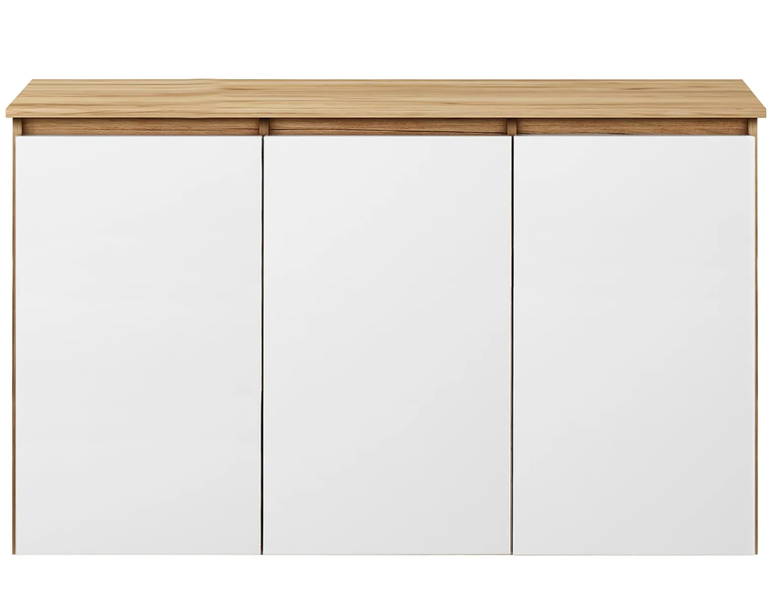 Komoda Megan 120 K1 Dąb Craft Złoty / Biały 120X45X75 Cm