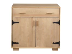 Komoda Natural wood II 90 cm z drewna litego, kolor dębowy