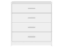 Komoda Nepo Plus 80 cm z 4 szufladami biały