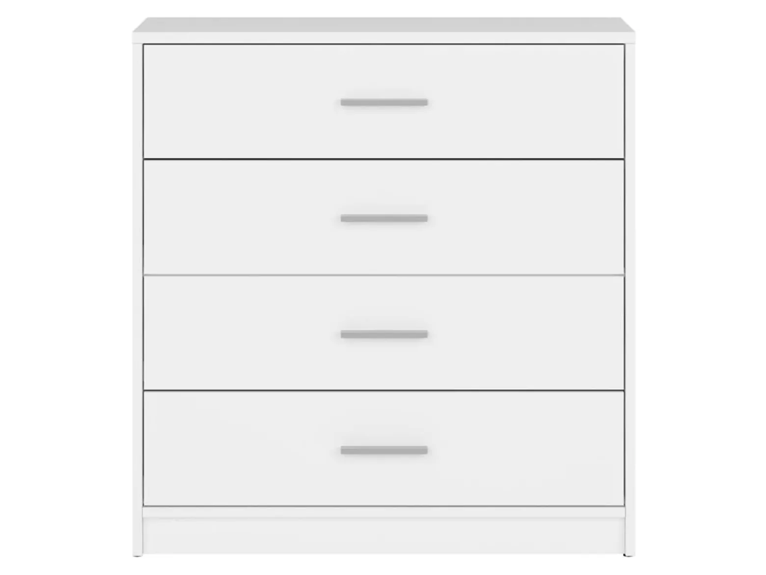 Komoda Nepo Plus 80 cm z 4 szufladami biały