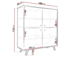 Komoda Siena 4D
