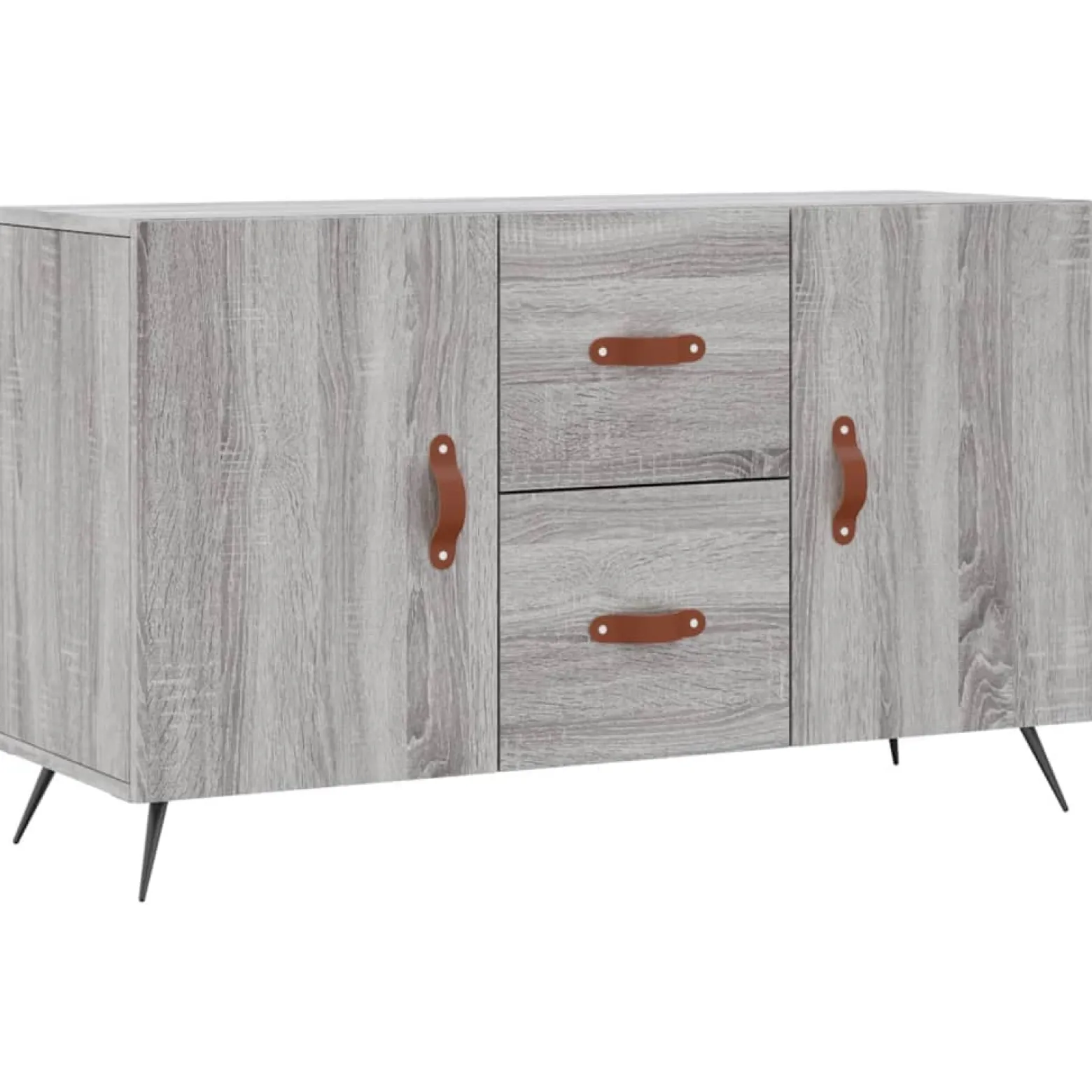Komoda Szafka Stolik Półki Do Salonu Pokoju Szary Mat 100x36x60 cm
