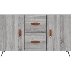 Komoda Szafka Stolik Półki Do Salonu Pokoju Szary Mat 100x36x60 cm