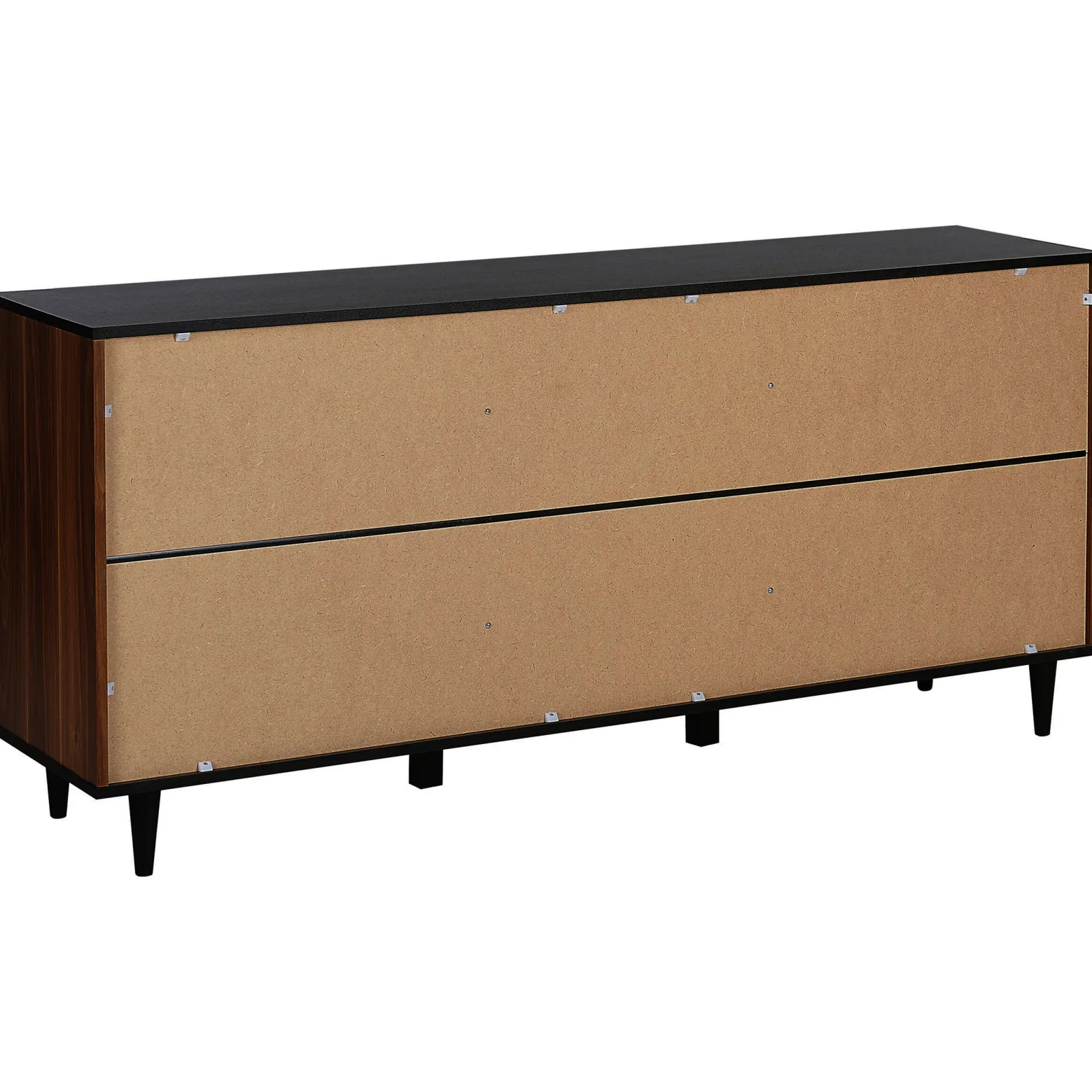 Komoda szafka z szufladami czarna