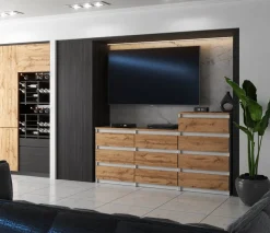 Komoda 10 szuflad szafka salon sypialnia 160cm biały wotan