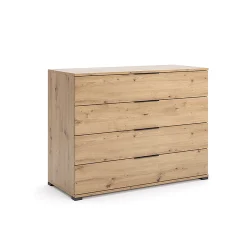 Komoda 4 szuflady 84x110 cm Dąb Artisan
