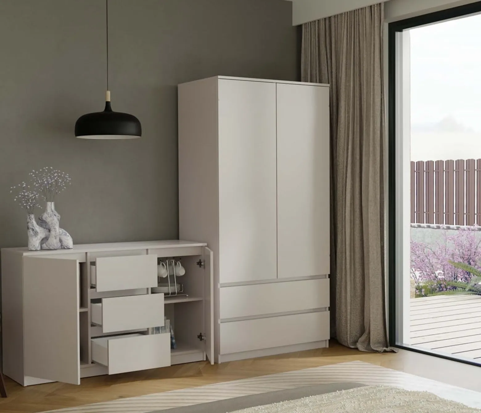 Komoda Topeshop Malwa 2D3S Kaszmir