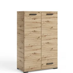 Komoda wysoka 80 cm do salonu FIORA dąb artisan