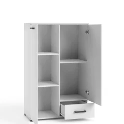 Komoda wysoka 80 cm do salonu FIORA dąb artisan