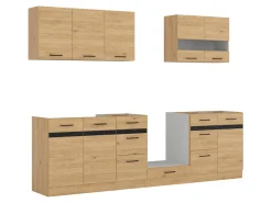 Komplet kuchenny Junona Line 260 cm dąb bernstein