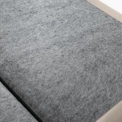KONSIMO ARDEA welurowe łóżko dwuosobowe 160x200, z pikowanym zagłówkiem