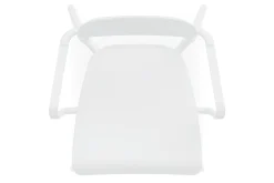 KONSIMO GALIO Zestaw mebli na ogród, fotele i stolik biały, dla 4 osób