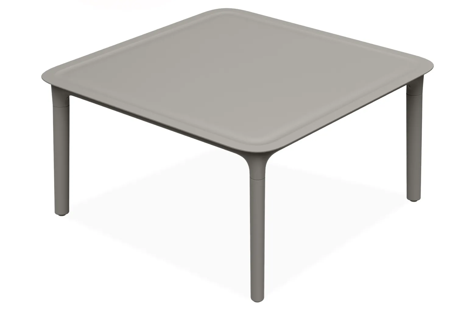 KONSIMO GALIO Zestaw mebli na ogród, fotele i stolik biały, dla 4 osób