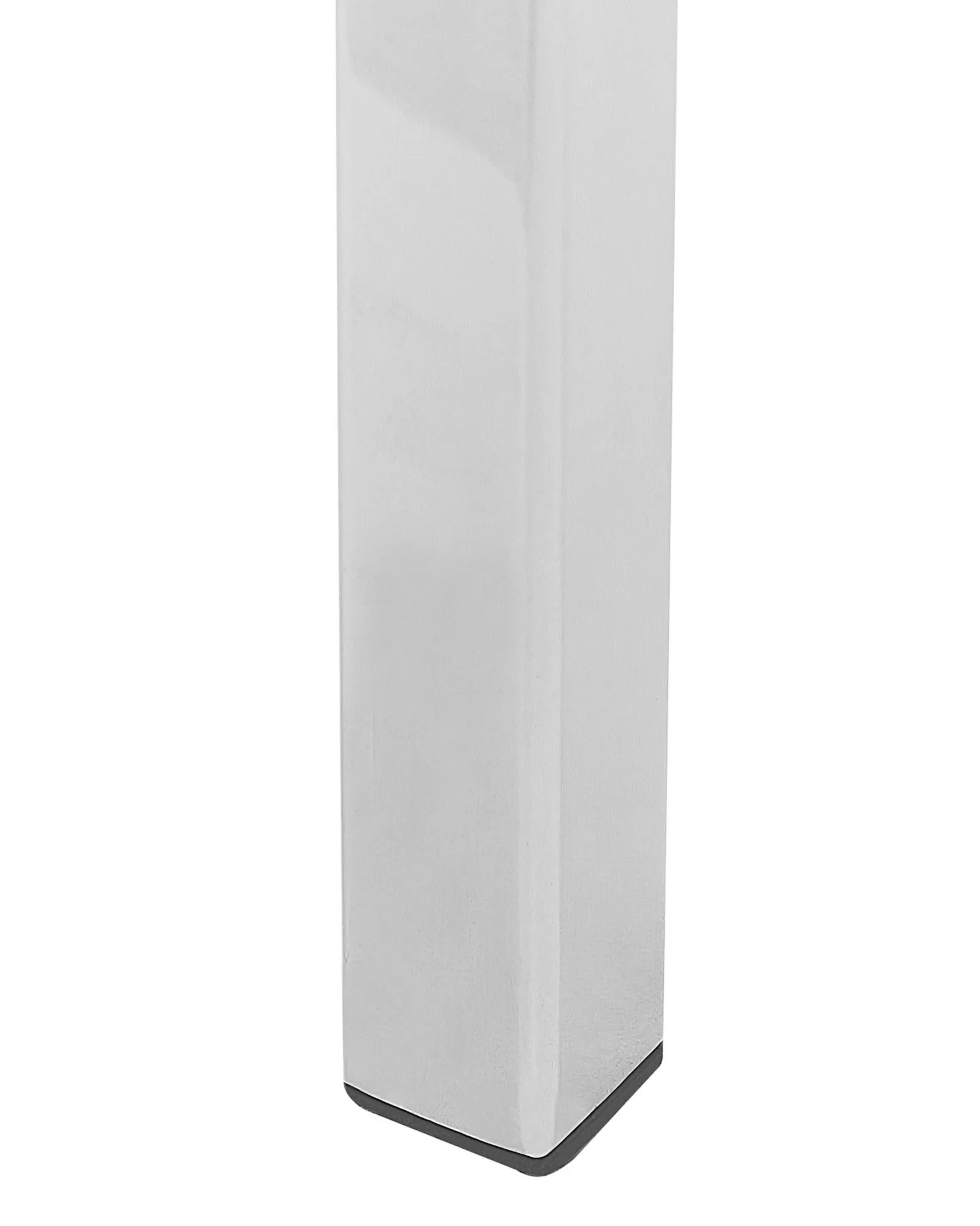 Konsola stolik 100x33cm blat marmur biały srebrny