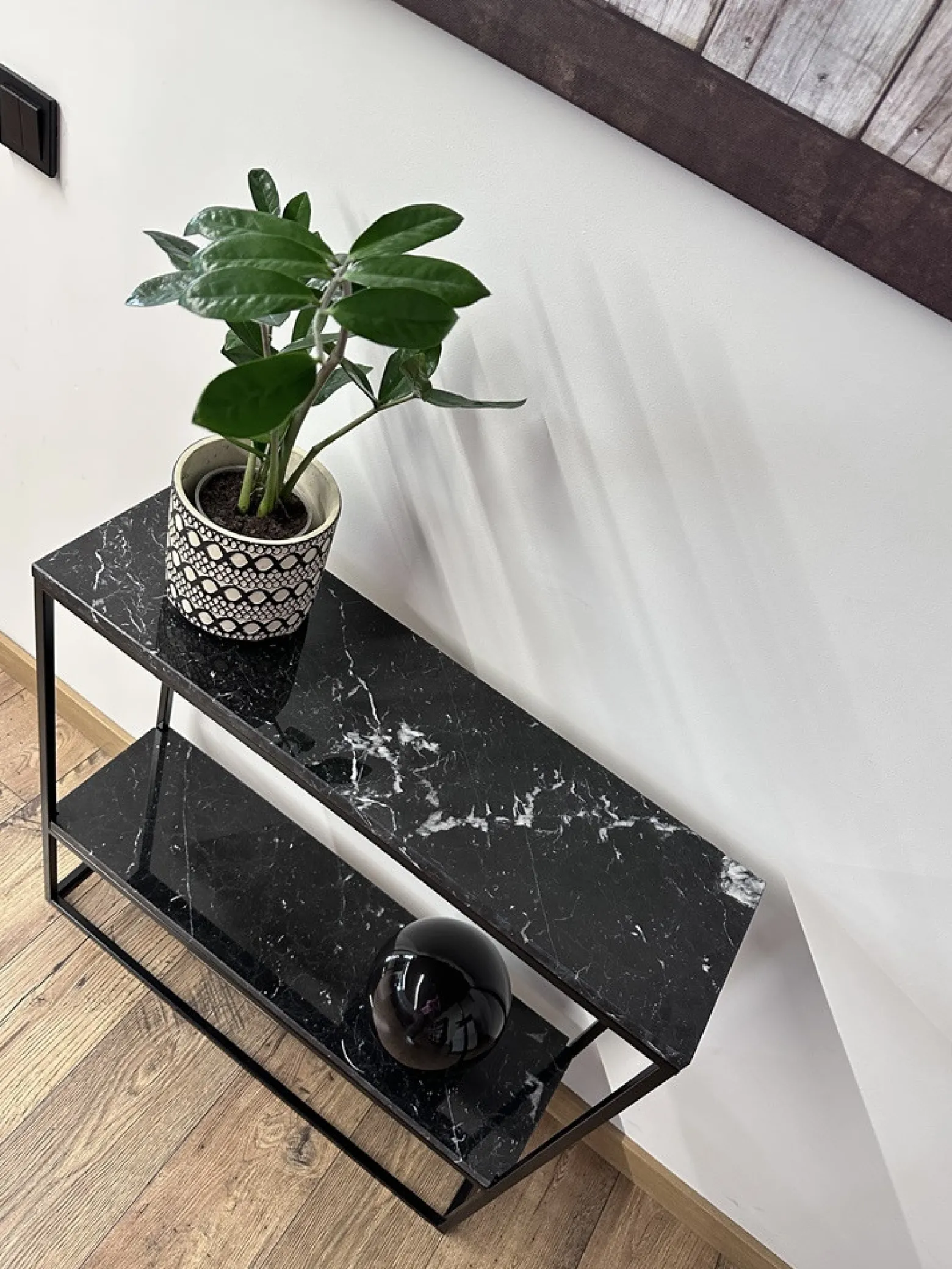 Konsola z Marmurem Nero Marquina PIATTO S 11