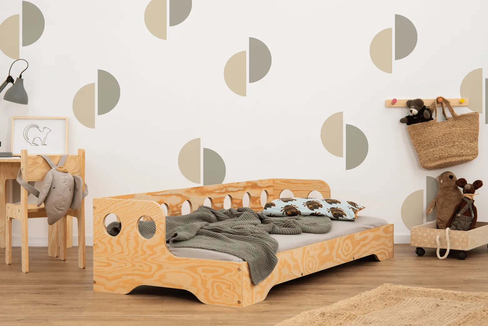 Łóżko pojedyncze drewniane TILA 5S Lakier - SMARTWOOD®