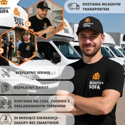 Łóżko pojedyncze 90x200 z pojemnikiem na pościel ERIC | Beżowy