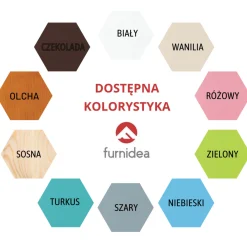 Łóżko sosnowe ANTRESOLA 180 x 80 x 180 BIM biały