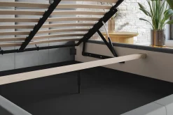 Łóżko tapicerowane INES Slim 90x200 ze stelażem metalowym