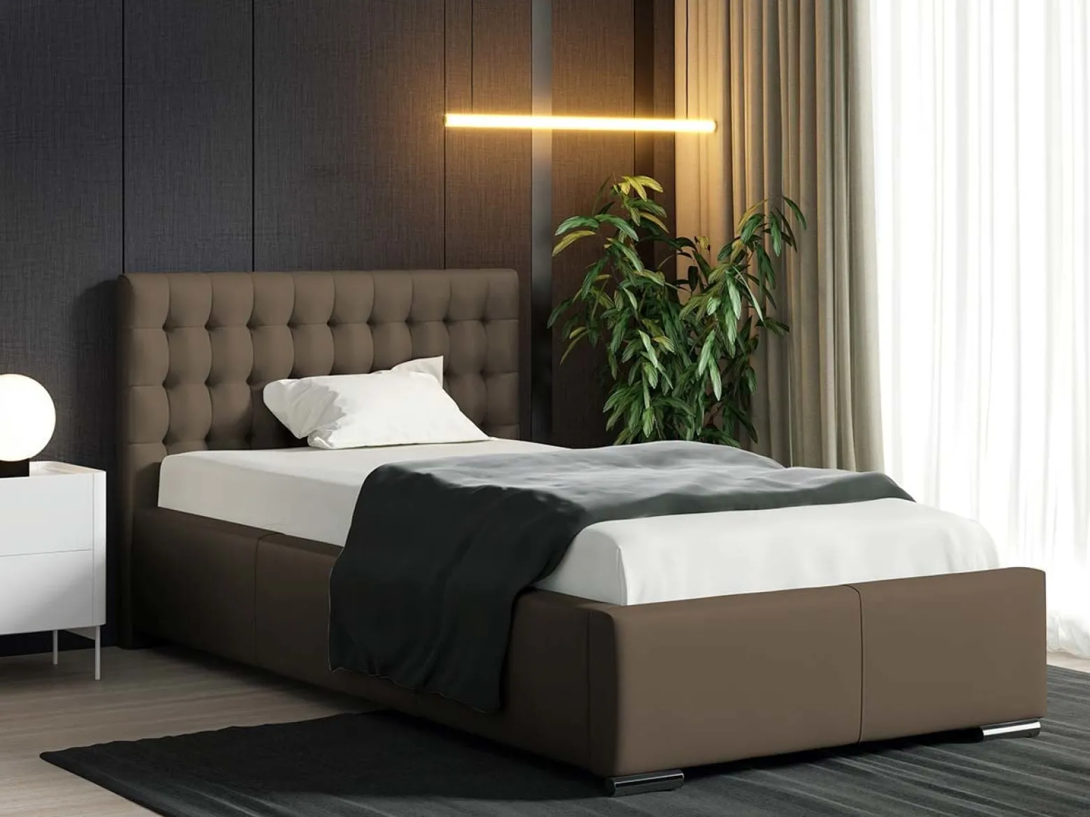 Łóżko tapicerowane Porto Mini 90x200