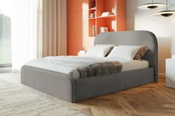 Łóżko tapicerowane Viennaa Slim 90x200 ze stelażem drewnianym