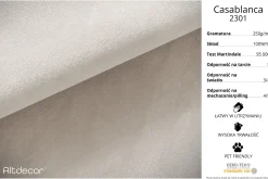 Łóżko tapicerowane z materacem + pojemnik NOMA - 120x200 cm Beżowy