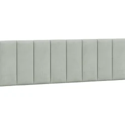 Łóżko tapicerowane z materacem szare sypialnia pokój aksamit 160x200 cm