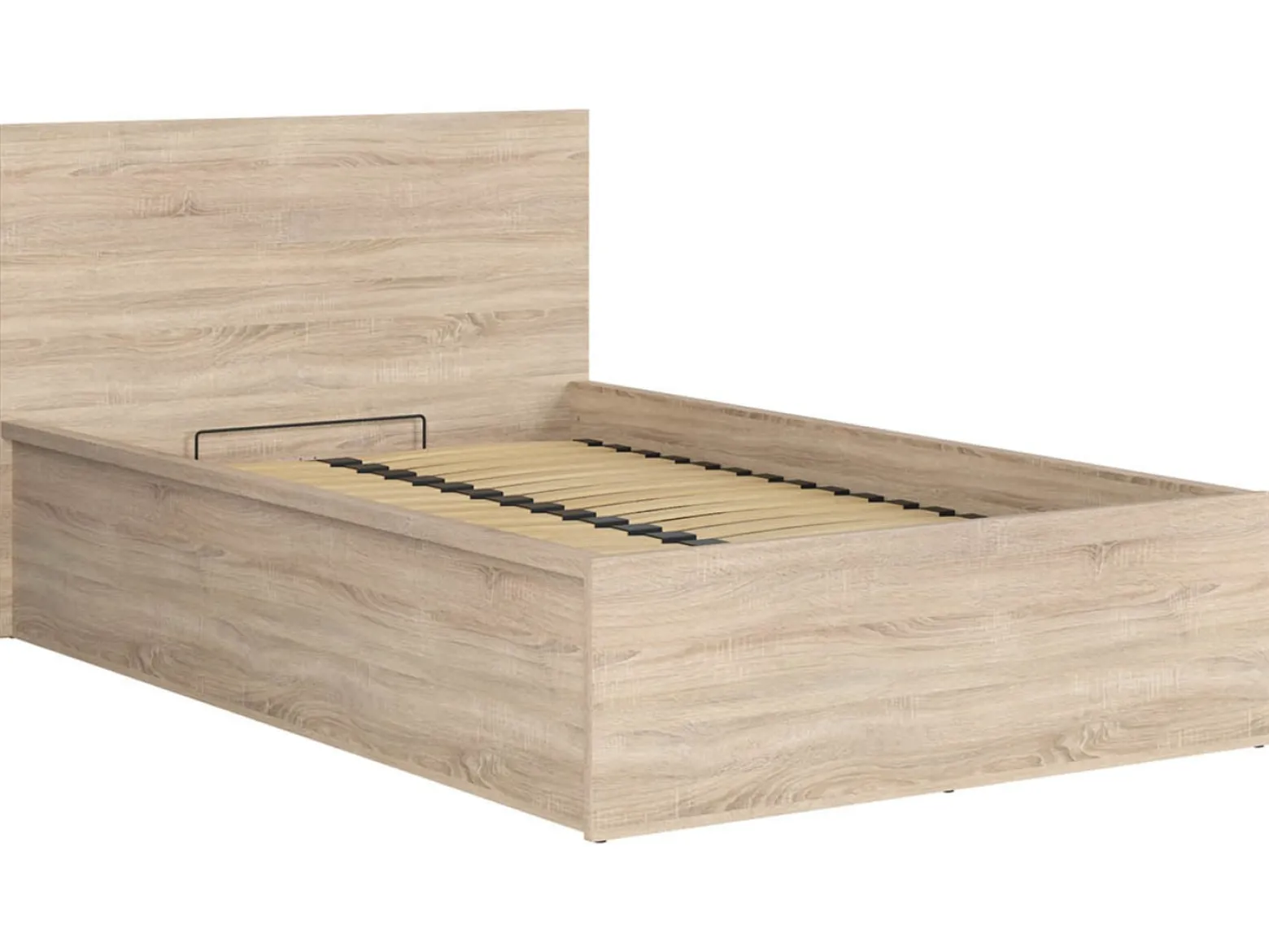 Łóżko Tetrix 120x200 ze stelażem i pojemnikiem dąb sonoma