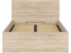 Łóżko Tetrix 120x200 ze stelażem i pojemnikiem dąb sonoma