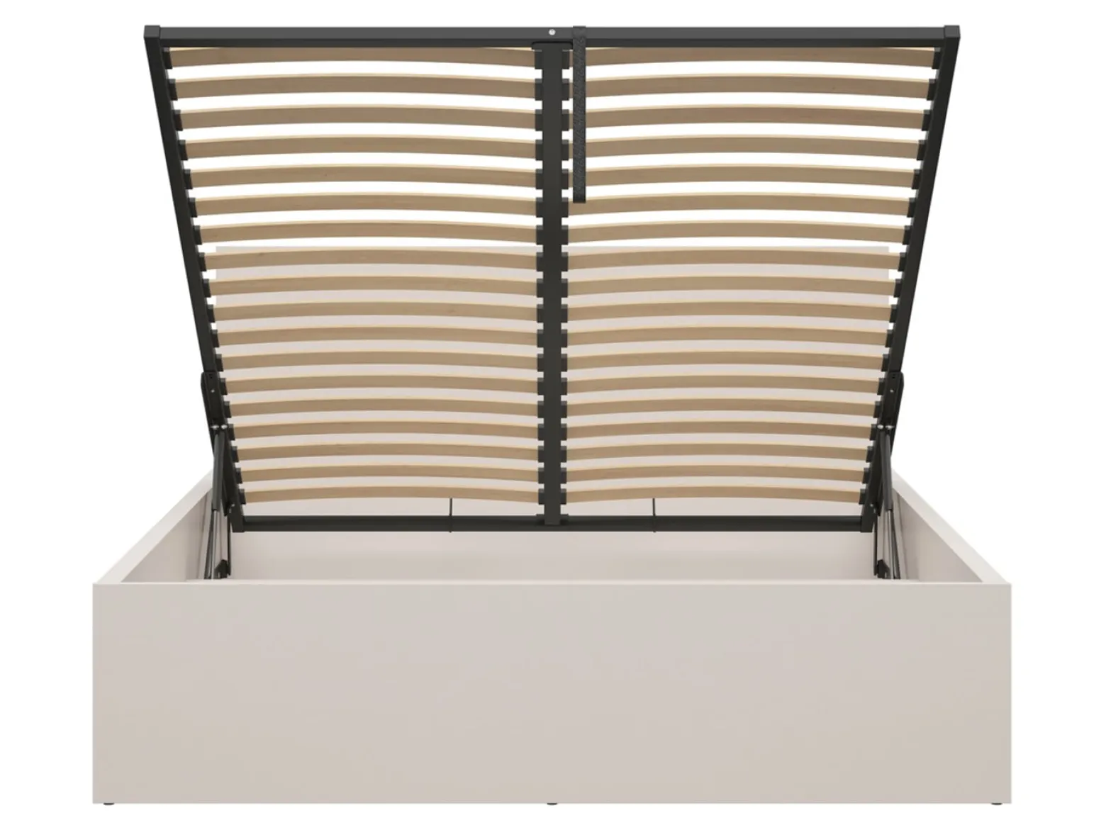 Łóżko Tetrix 160x200 ze stelażem i pojemnikiem kaszmir