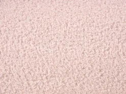 Łóżko z pojemnikiem 90 x 200 cm z zagłówkiem różowe boucle