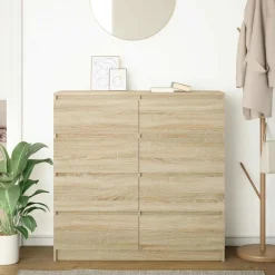Kredens Brąz Materiał drewnopochodny vidaXL