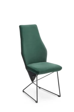 Krzesło K485 VELVET ciemnozielone