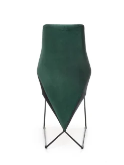 Krzesło K485 VELVET ciemnozielone