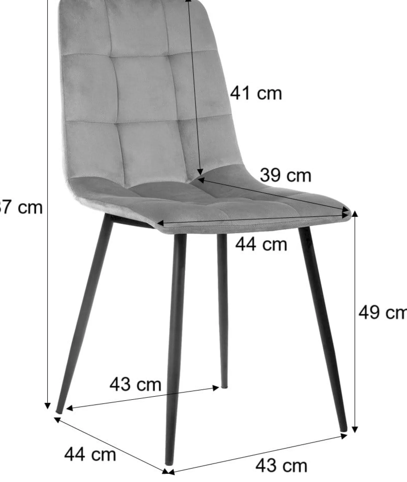 Krzesło Louis Zieleń Wood
