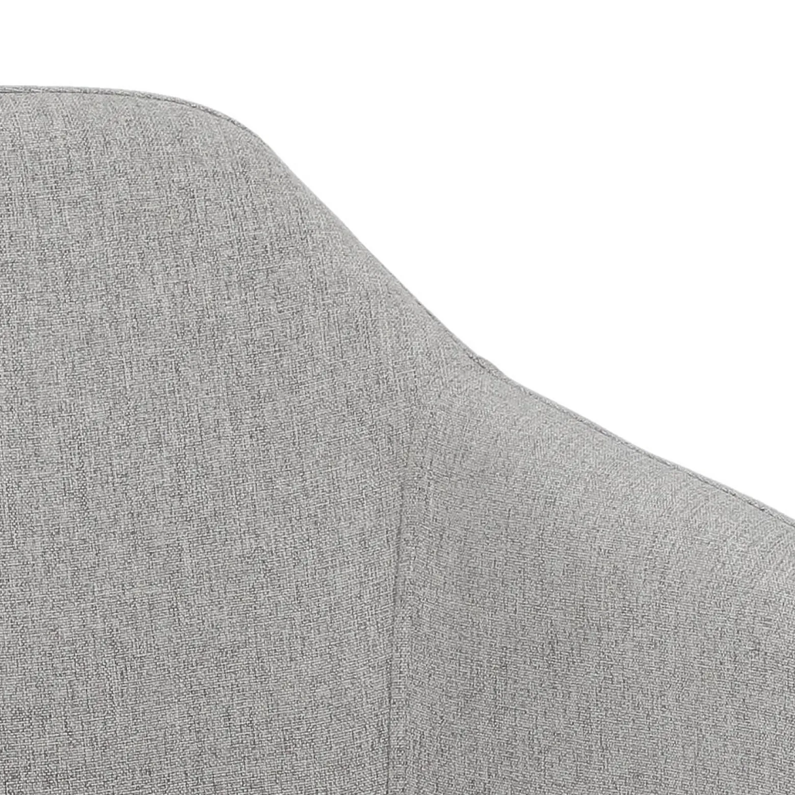 Krzesło Molto Black szare tapicerowane