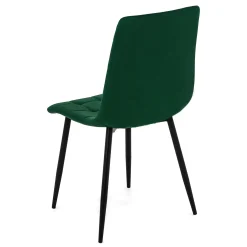 Krzesło tapicerowane DC-6403 | Welur | Zielony 56