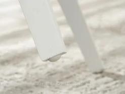 Krzesło Toriz beżowy boucle, podstawa biały