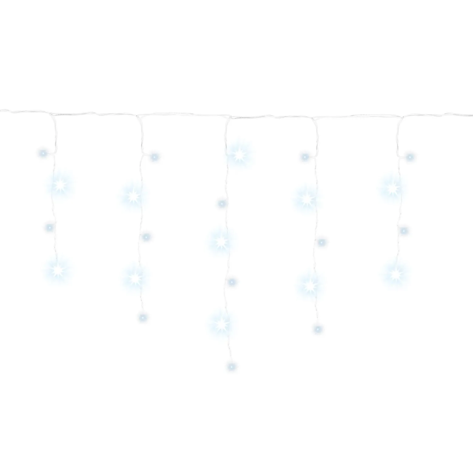 Kurtyna świetlna 500 led girlanda lampki zew. biały zimny